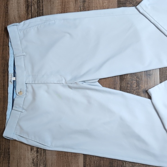 Peter Millar Durham High Drape Performance Pant Size 36x32 In Gale - Picture 2 of 9